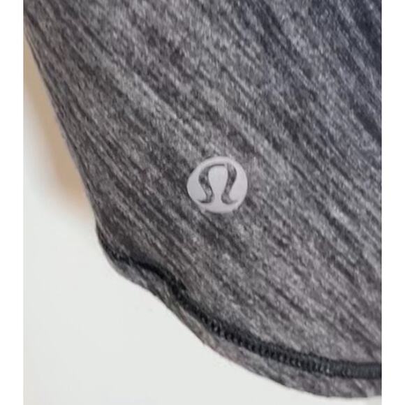 Lululemon Women Free‎ to Be Serene Strappy Back Open Back Bra Tank Top Gray SZ 4 - Picture 3 of 9